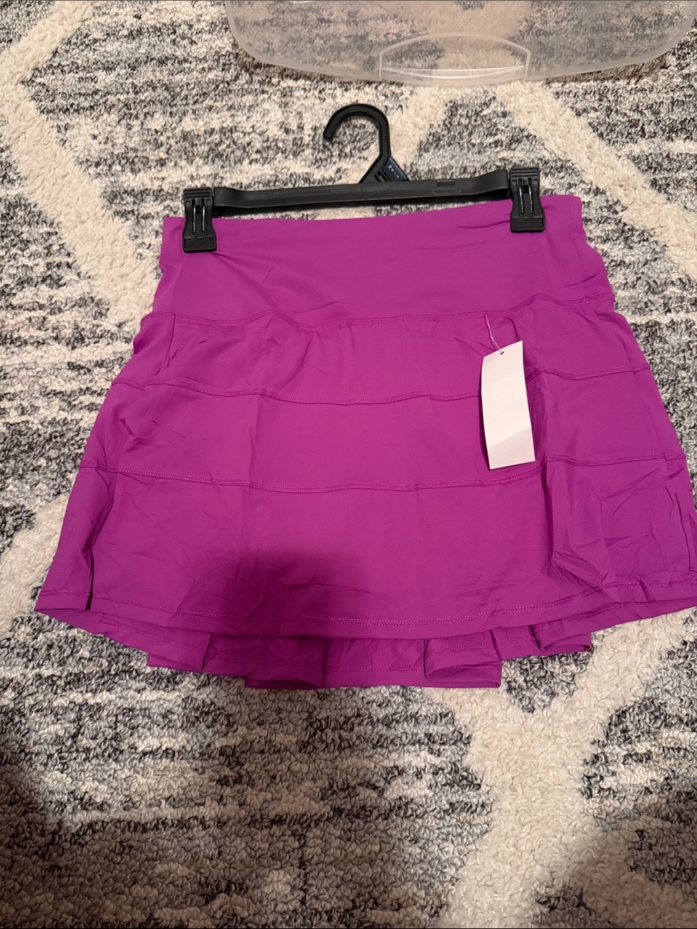 MCE Purple Tiered Skater Skirt